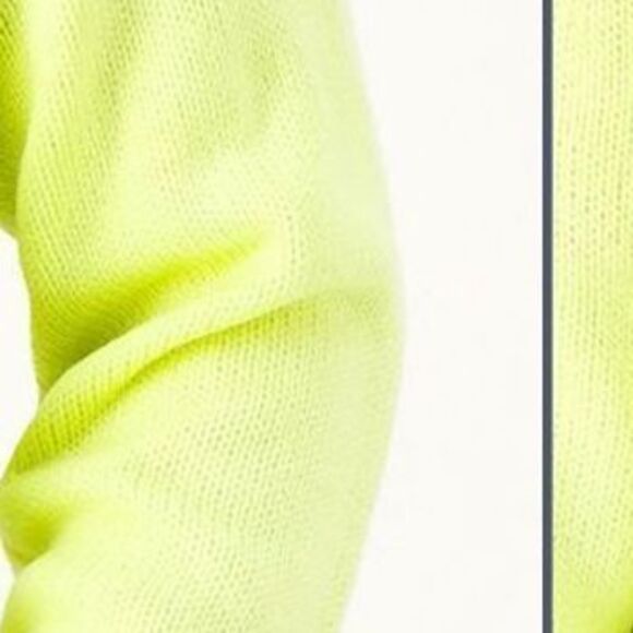 Candace Cameron Bure Women's Top Sweater Sz S Regular Novelty Yellow A570775 - Picture 2 of 4